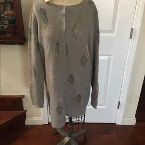 Levi's Crafted MaxI Cardigan Sweater Mohair Dress